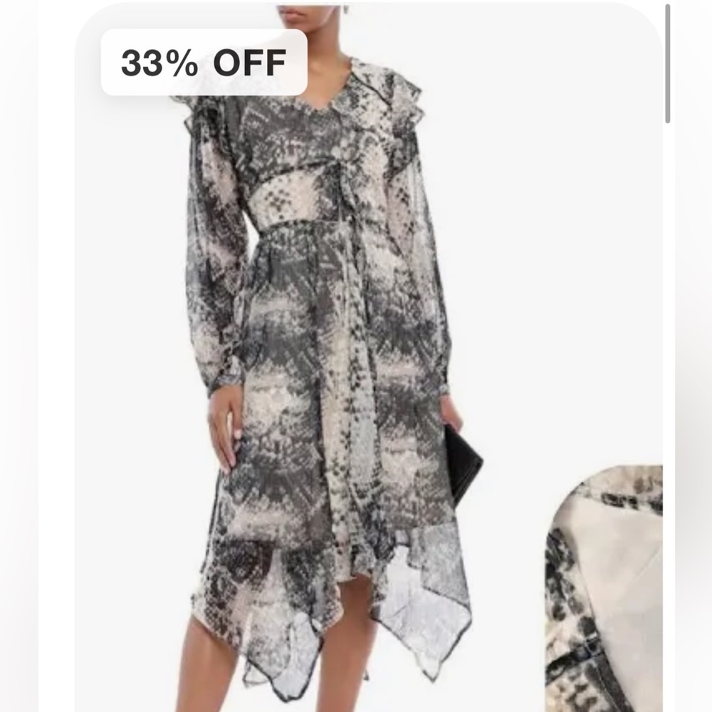 Walter Baker Long Sleeve Dress